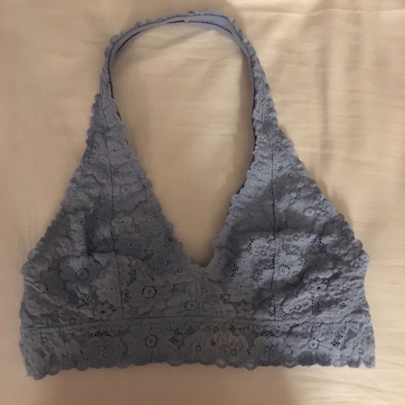 aerie Other - Aerie Light Blue Halter Bralette